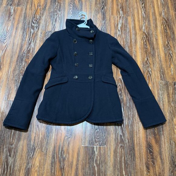 Armani Size 6 Women's Wool Coat Made in Italy SZ 42 Collezioni S - Picture 1 of 10